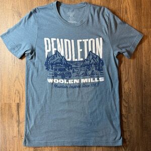 Pendleton Gray Blue Graphic Tee for Women